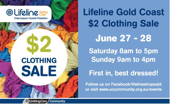 Lifeline $2 Clothing Sale